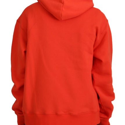 Sweater de sudadera con capucha de algodón rojo mini ícono