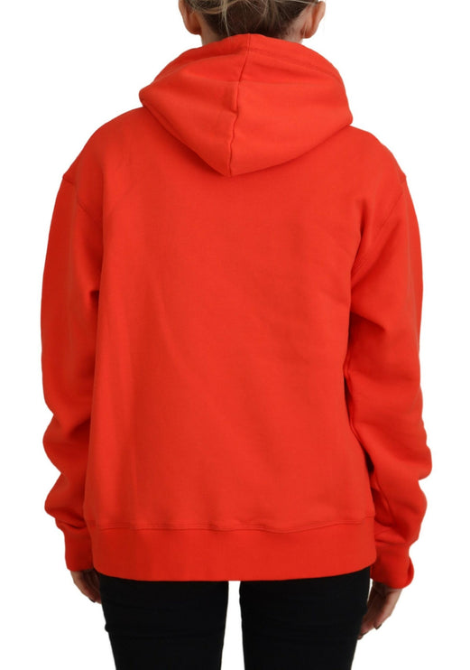 Sweater de sudadera con capucha de algodón rojo mini ícono