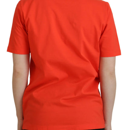 Camiseta de la trampa del algodón de algodón naranja