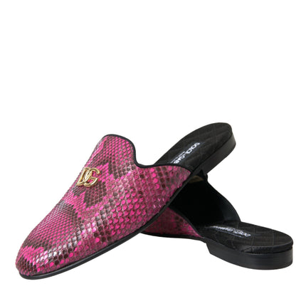 FUCHSIA PYTHON LOGO MULL Sandalias planas