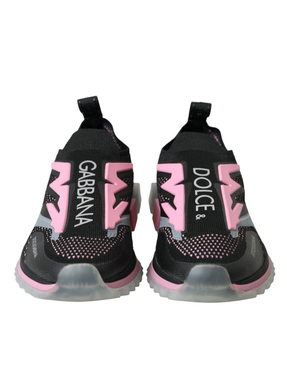 Slip rosa nero sulle scarpe da sneaker Sorrento