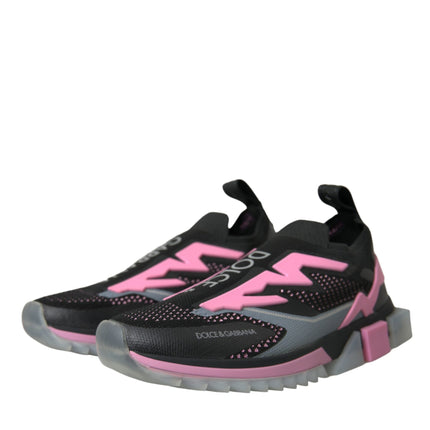 Slip rosa nero sulle scarpe da sneaker Sorrento