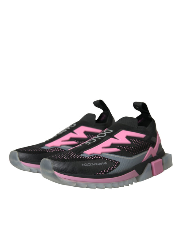 Slip rosa nero sulle scarpe da sneaker Sorrento