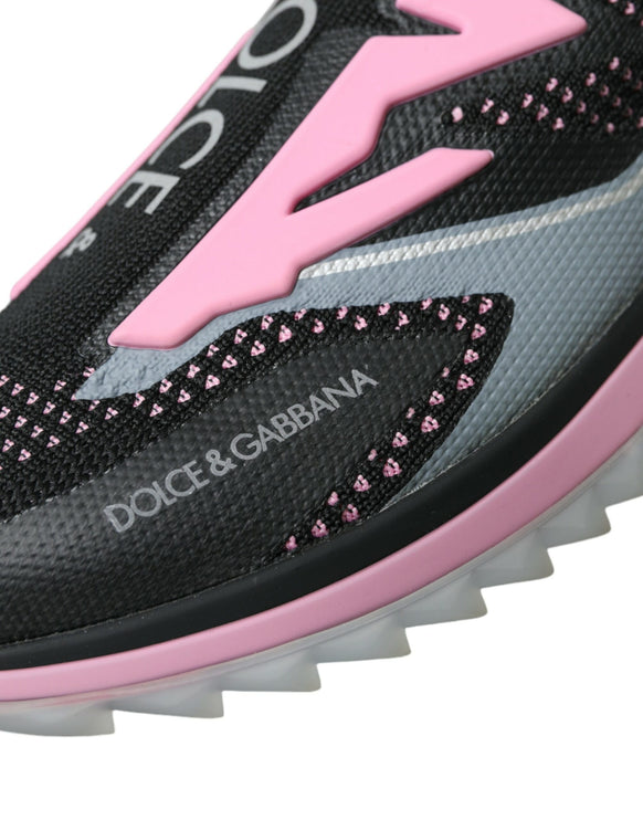 Slip rosa nero sulle scarpe da sneaker Sorrento