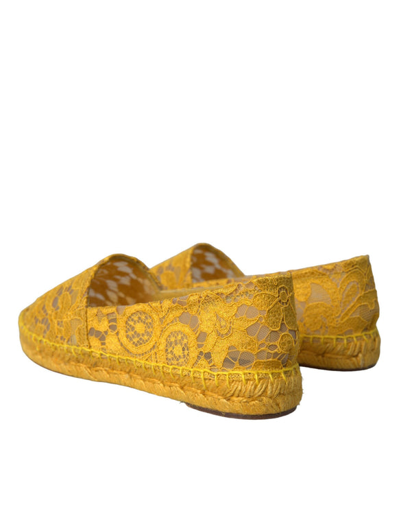 Taormina Lace Espadrille Logs Flats Chaussures