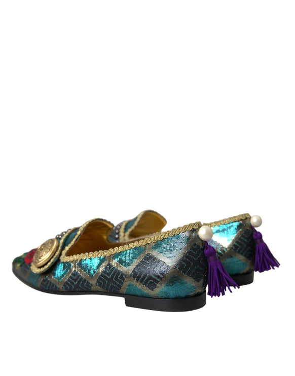 Multicolor Jacquard Embellie Manding Chaussures