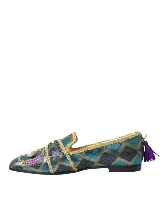 Multicolor Jacquard Embellie Manding Chaussures