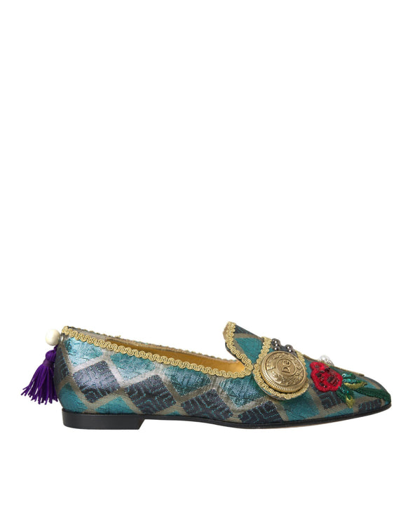 Multicolor Jacquard Embellie Manding Chaussures