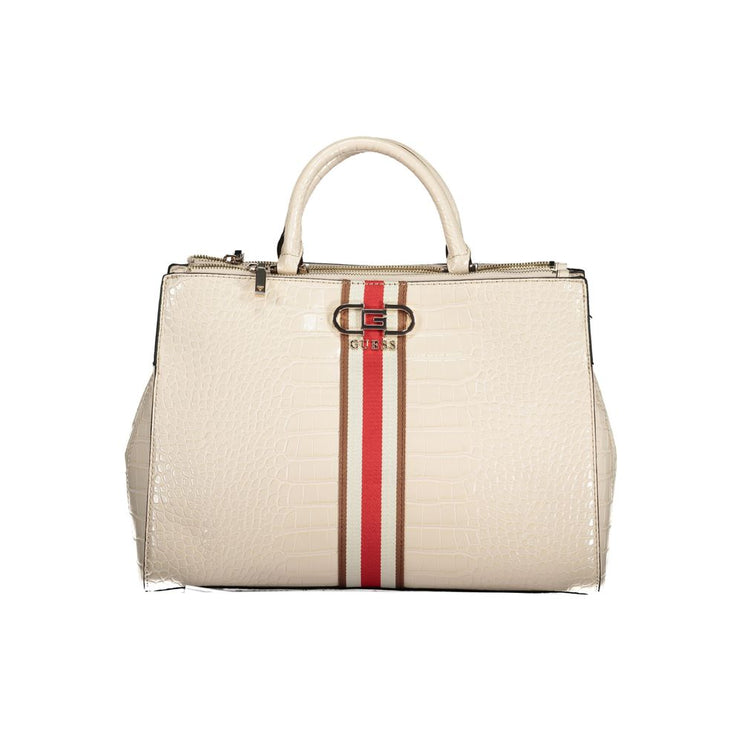 Bolso de polietileno beige