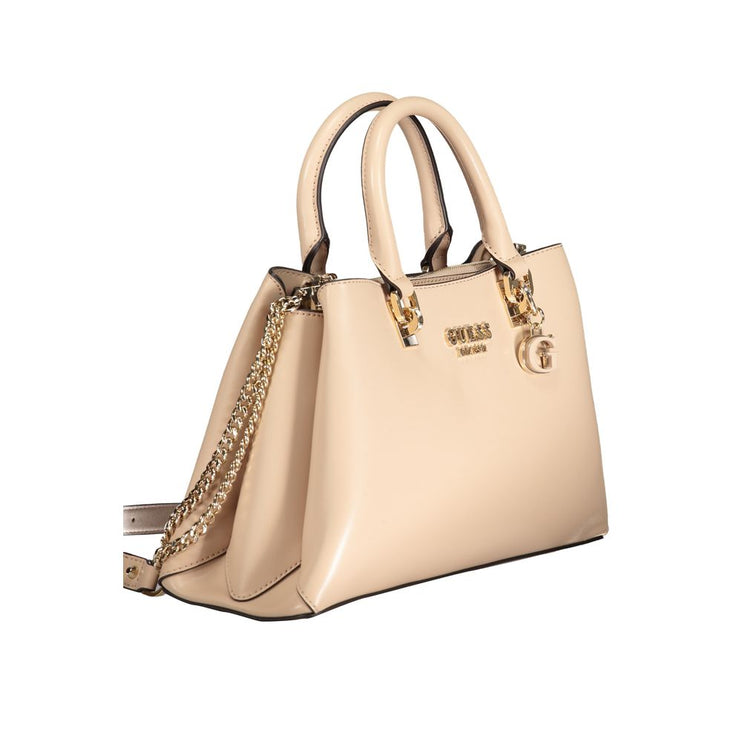 Bolso de polietileno beige