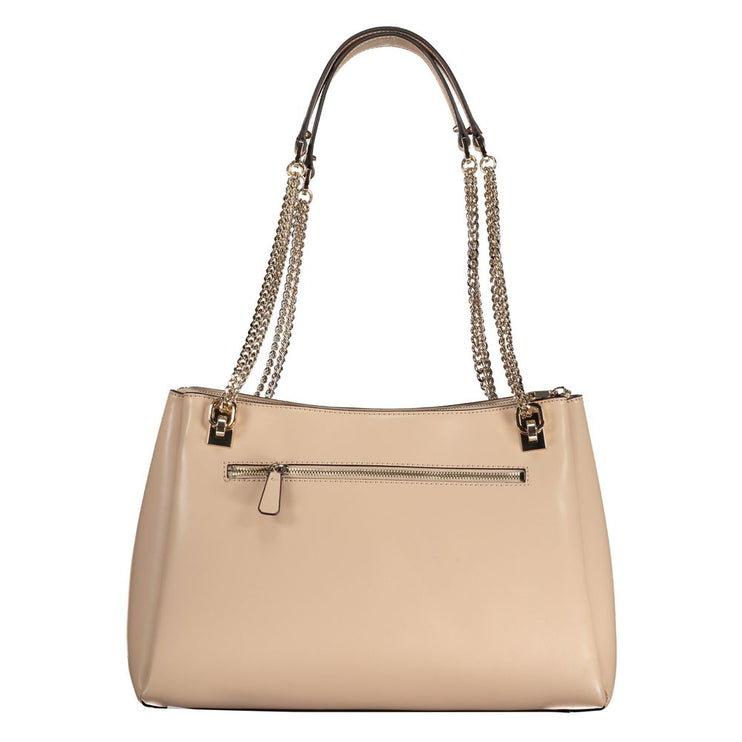 Bolso de polietileno beige