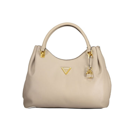 Bolso de polietileno beige