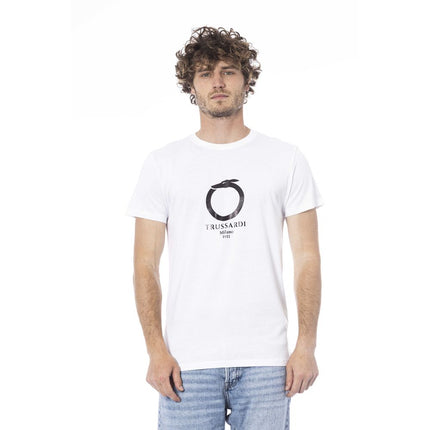 T-shirt di cotone bianco