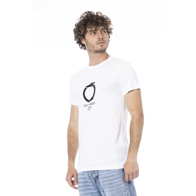 T-shirt di cotone bianco