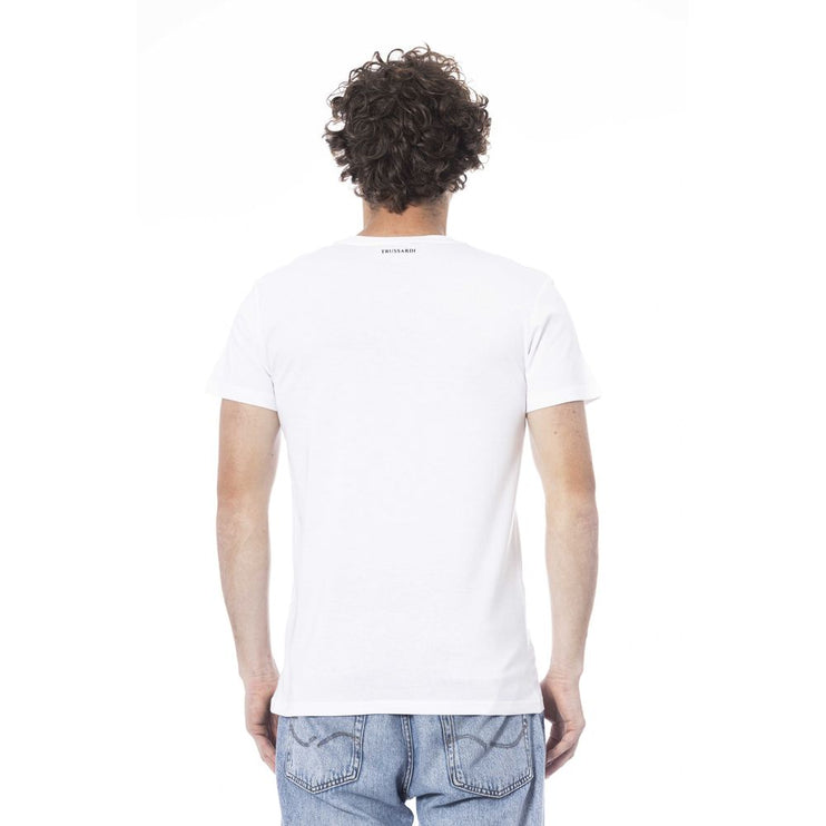 T-shirt di cotone bianco