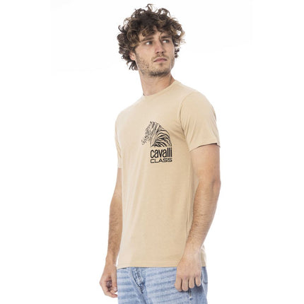 T-shirt en coton beige