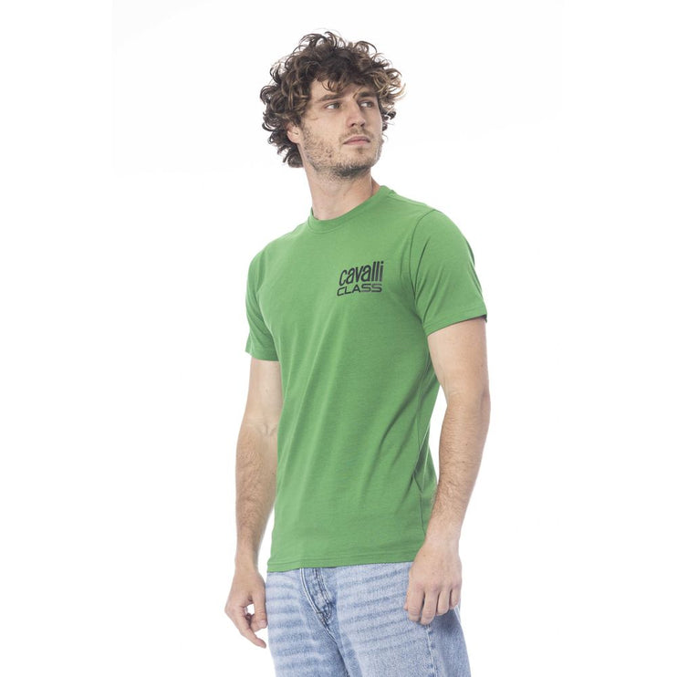 Camiseta de algodón verde