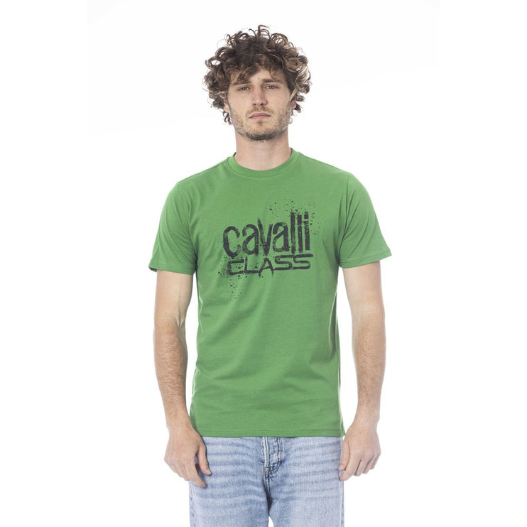 Camiseta de algodón verde