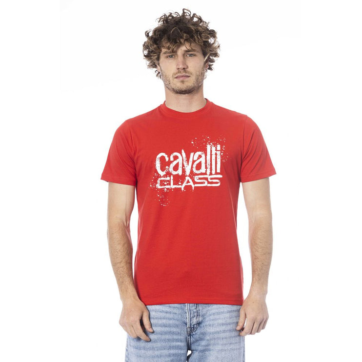 Camiseta de algodón rojo