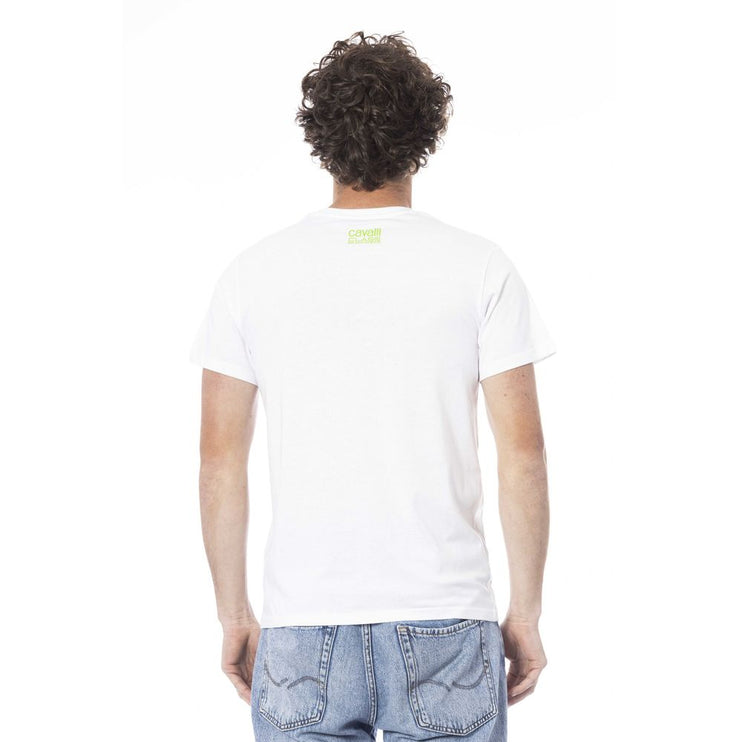 Camiseta de algodón blanco