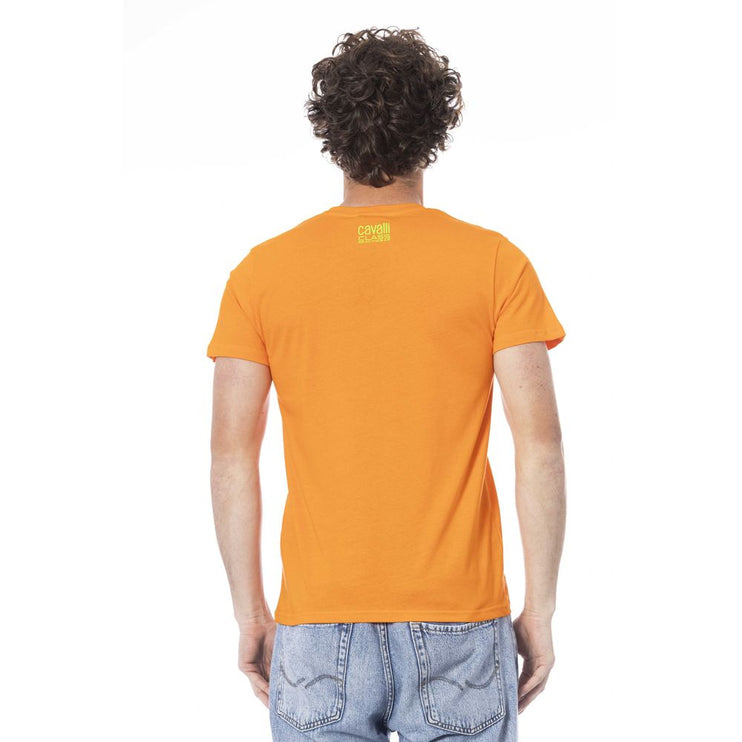 Camiseta de algodón de naranja