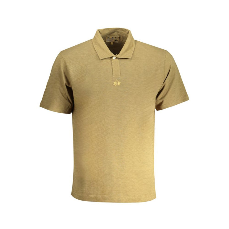 Shirt di polo in cotone verde