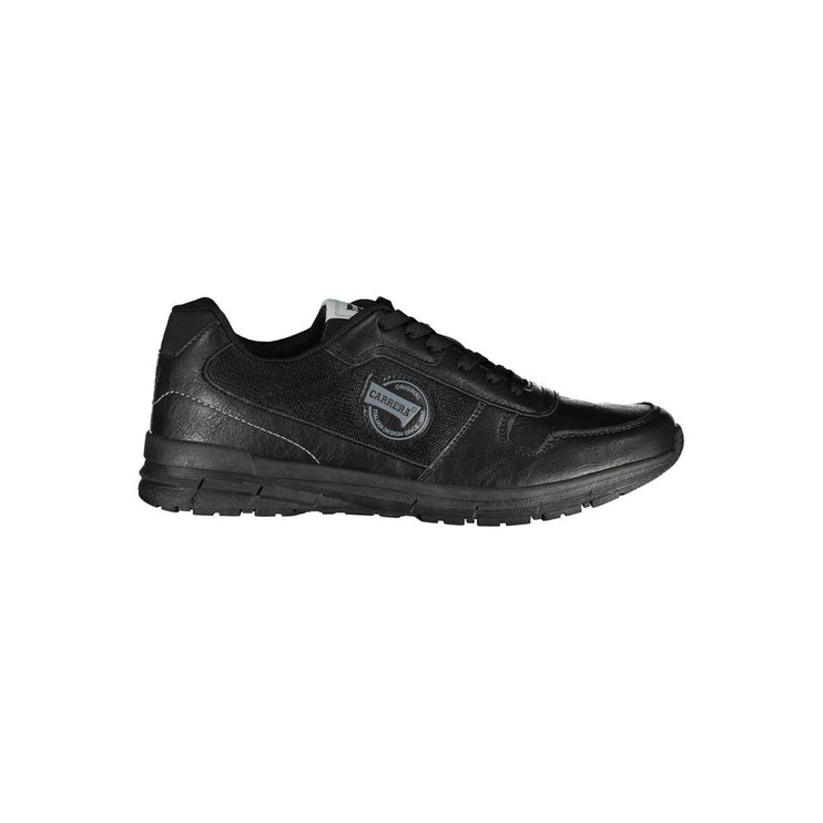 Zapatilla de poliéster negro