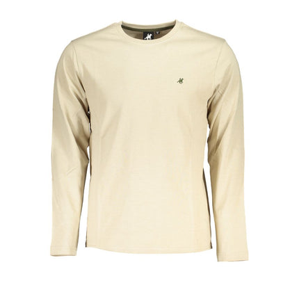 Camiseta de algodón beige