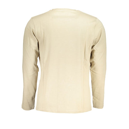 Camiseta de algodón beige