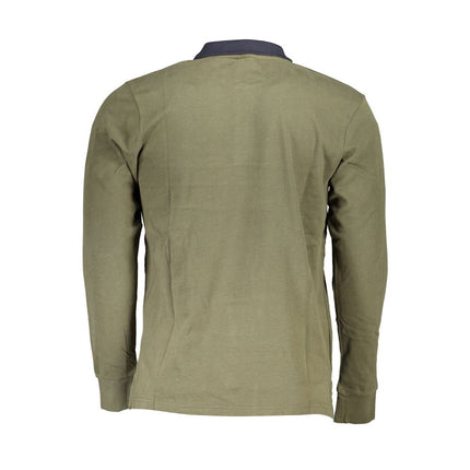 Shirt di polo in cotone verde