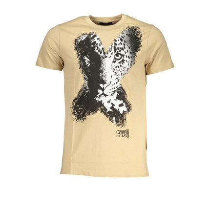 Camiseta de algodón beige