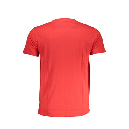 Rood katoenen t-shirt