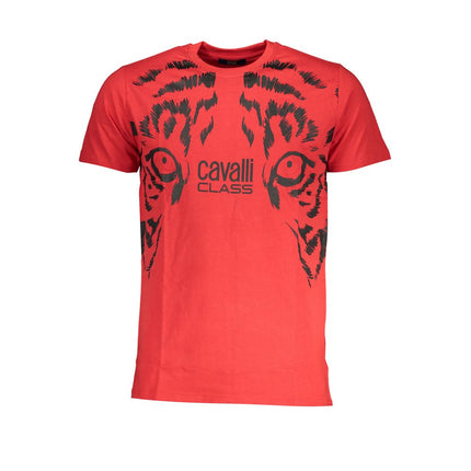 Camiseta de algodón rojo