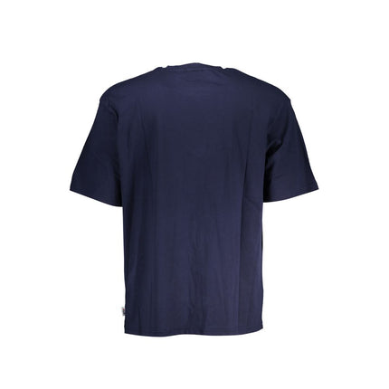 Blauw katoenen t-shirt