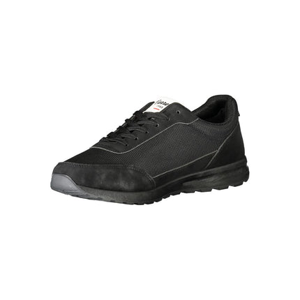 Zapatilla de poliéster negro