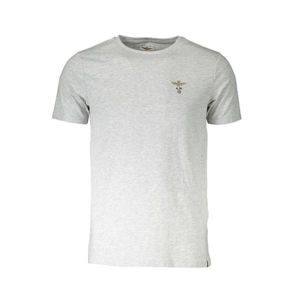 Camiseta de algodón gris