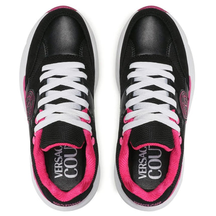 Sneaker in pelle di cuoio nero