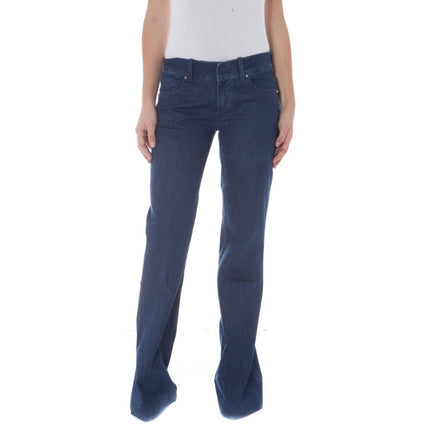 Jeans di cotone blu e pantalone