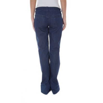 Jeans di cotone blu e pantalone