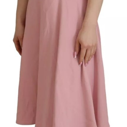 Robe à manches Rose Flare Viscose Robe 3/4