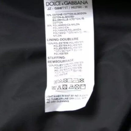 Chaqueta de bombardero de logotipo con capucha de algodón negro