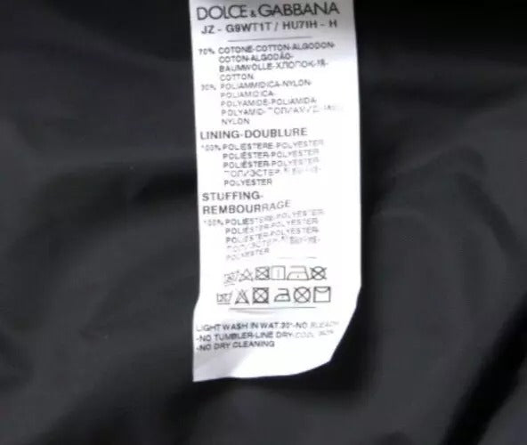 Chaqueta de bombardero de logotipo con capucha de algodón negro