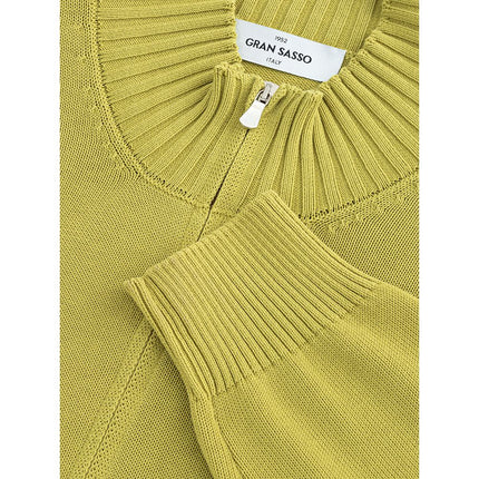 Cardigan en coton vert élégant pour hommes