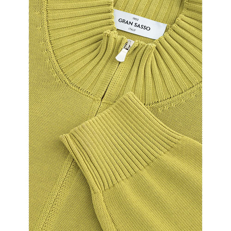 Cardigan en coton vert élégant pour hommes