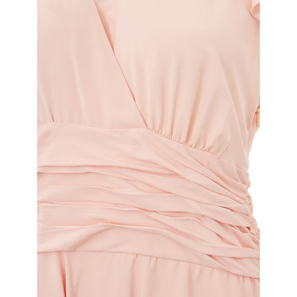 Robe acétate rose élégante