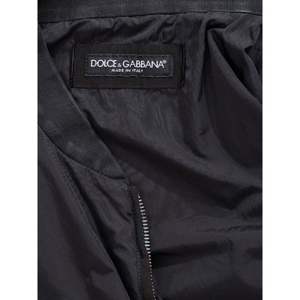 Veste en polyamide noir élégant