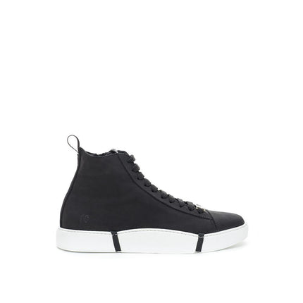 Elegante suede sneakers in chic zwart