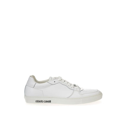 Sneaker in pelle bianca calzature di lusso