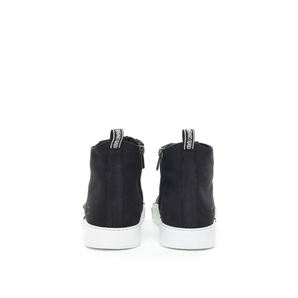 Elegante suede sneakers in chic zwart