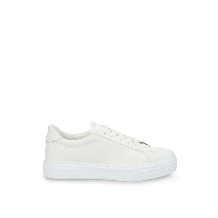 Sneaker eleganti in pelle bianca